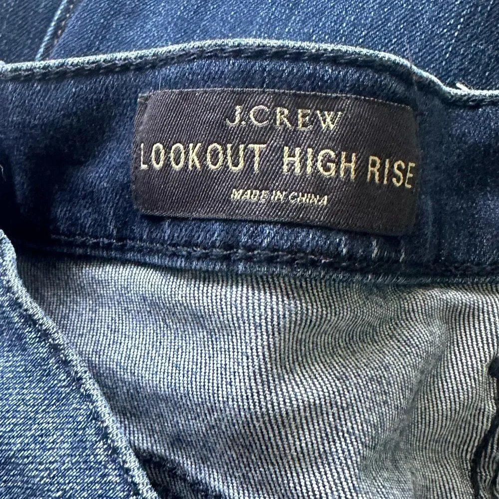 J. Crew lookout high rise distressed jeans 28